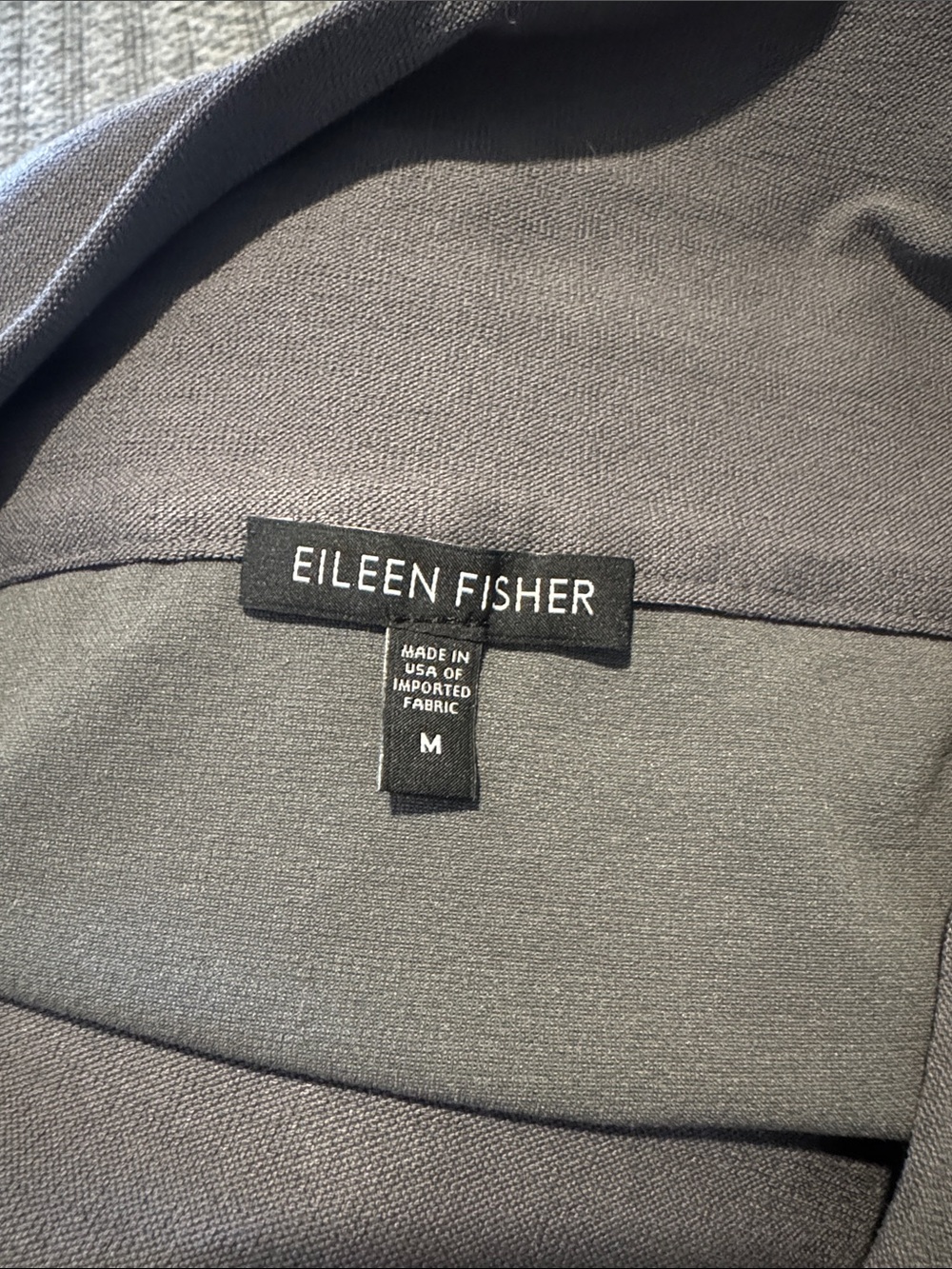 Eileen Fisher Gray Skirt Sz M
